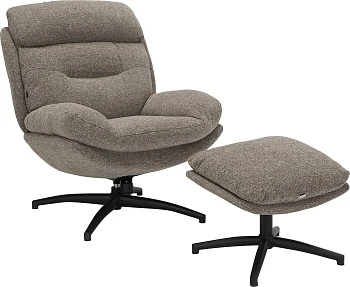 Кресло мягкое Kiwi (Киви) (ткань светло-коричневая)