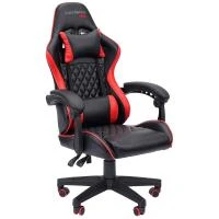 Игровое кресло Chairman CH28 (экокожа черная, красная)